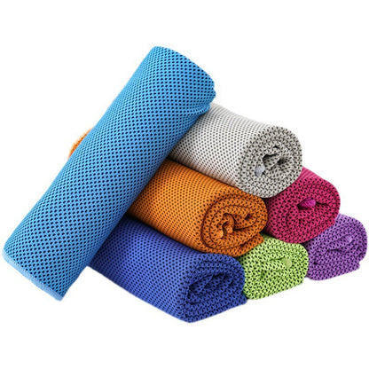 Extended Length Cooling Towel for Sports and Fitness