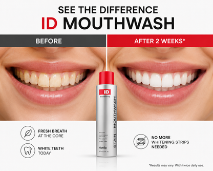 Stain-removing mouthwash