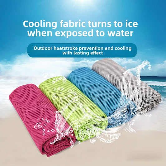 Extended Length Cooling Towel for Sports and Fitness